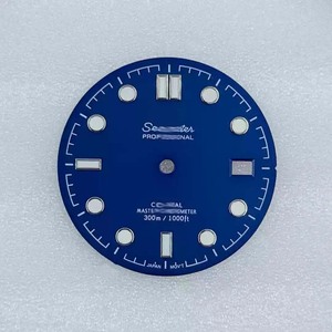 <span class=keywords><strong>Cadran</strong></span> de montre en acier inoxydable de 31 mm avec <span class=keywords><strong>cadran</strong></span> lumineux vert, <span class=keywords><strong>noir</strong></span>, bleu, blanc, vert, étanche, mouvement NH35 NH36, pièces de montre - Product Image 4