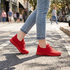 Chaussures de sport décontractées Hongyan en maille respirante pour femmes – En stock - Product Image 2