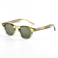 Lunettes de soleil en acétate style Old Money pour femmes et hommes, polarisées UV400, vintage, luxe, usage quotidien, logo personnalisé, fabricant