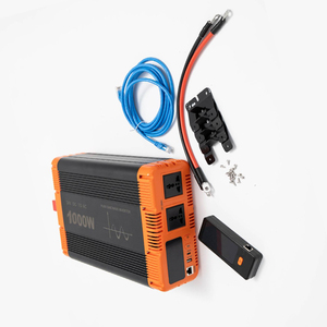 Factory 1000W Pure Sine Wave Power <strong>Inverter</strong> 1000W Peak Power DC 12V <strong>24V</strong> to AC 110V 220V Remote Control Multi-functional Display - Product Image 2