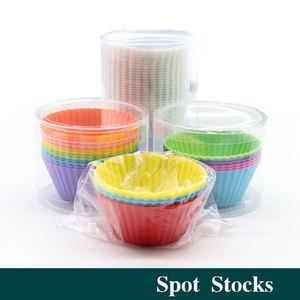 Moule à cupcakes en silicone réutilisable et coloré pour la pâtisserie, vente en gros personnalisée, doublures pour muffins - Product Image 5