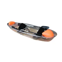 Thuyền Kayak Trong Suốt Bằng Thủy Tinh Acrylic Trong Suốt Mới 2022 2 Người Cho Khu Nghỉ Mát Với Khung Nhôm