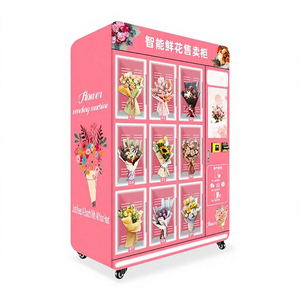 Distributore Automatico di Fiori <span class=keywords><strong>Verde</strong></span> e Rosa con Sistema di Raffreddamento Refrigerato - Product Image 2