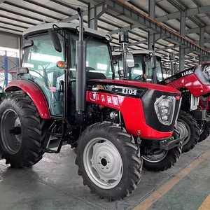 Tracteur agricole chinois 100 CV 4x4 à transmission par engrenages avec rotoculteur et cultivateur - Product Image 5