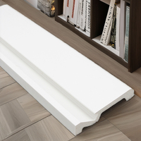 PS polystyrène LED éclairage plinthe en plastique plinthe moulage accessoires de sol pour appartement