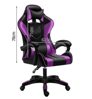 Chaise de bureau ergonomique moderne la plus vendue, confortable, inclinable, pivotante à 360 degrés, avec fonction rafraîchissante, pour le gaming et l'ordinateur