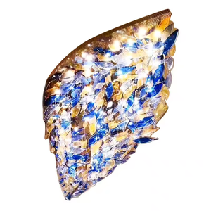 Villa Engineering Designer Bird Chandelier Pendant Lamp <b>Large</b> Circle Crystal Chandelier Ceiling Luxury - Product Image 2