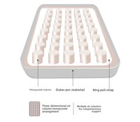 Matelas gonflable double surélevé en forme d'ours, entièrement automatique, pour tente de camping extérieure, directement du fabricant
