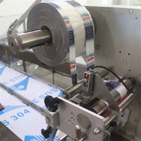 Máquina Envolvedora de Flujo Servo de Alta Gama con Alimentador Automático para Empaque de Helados, Paletas de Hielo, Galletas, Bizcochos, Crackers y Obleas