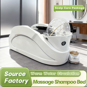 Salon de coiffure inclinable bassin de lavage bol évier Saloon chaise de shampooing de <span class=keywords><strong>Massage</strong></span> électrique et bol avec fonction de <span class=keywords><strong>Massage</strong></span> électrique des jambes - Product Image 2
