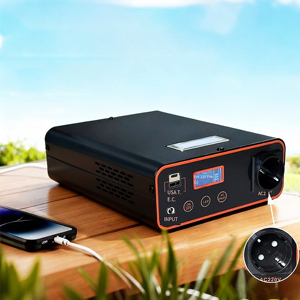Estación de Energía Portátil Doméstica de 3000W con Panel Solar de 350W, Batería de Iones de Litio, MPPT, Puerto para RV, Compatible con Encendedor de Cigarrillos, Inversor de Onda Sinusoidal Pura - Product Image 2