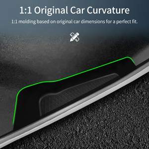 Caja de Almacenamiento para Ranuras de Puerta de <span class=keywords><strong>Coche</strong></span> para BYD Atto 3, Accesorios Interiores Antideslizantes de TPE Ecológico - Product Image 3