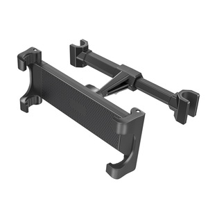 Car Seat Headrest Bracket Telescopic <b>Tablet</b> <b>Holder</b> Universal Black 185x85x60mm - Product Image 1