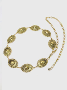 Cinturón de cadena para mujer para vestido de verano Cinturón de cintura de longitud ajustable Cinturón de broches de langosta de cadena extra - Product Image 3