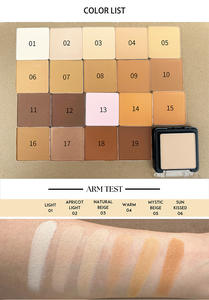 Poudre compacte minérale fixante 19 couleurs à marque privée, contrôle du sébum, couvrance totale, longue tenue, résistante à l'eau - Product Image 5