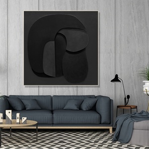 Pittura astratta 3D arte della parete di arte della parete della tela di arte astratta colorata della parete - Product Image 2