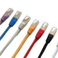 Longueur personnalisée 1m 2m 3m 5m 10m 20m Cordon de raccordement Rj45 original à 90 degrés pour câbles LAN UTP/FTP/SFTP CAT5E/CAT6/CAT6A/CAT7/CAT8