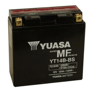 Batería Nueva para Motocicleta Yuasa YT14B-BS 12V 12Ah/12.6Ah 210A CCA 144Wh Super MF Perfecta - Product Image 3