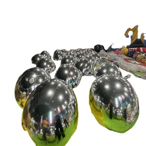 Esferas Inflables Gigantes Reflectantes para Centros de Mesa de Eventos, Bola de Espejo Plateada Inflable - Product Image 1