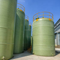 Réservoir en fibre de verre non corrosif résistant aux intempéries pour liquides potables en extérieur