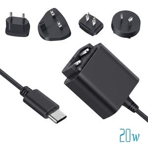 Prix de gros, broches interchangeables, chargeur <span class=keywords><strong>USB</strong></span>-<span class=keywords><strong>C</strong></span> PD <span class=keywords><strong>20W</strong></span>, adaptateur secteur avec <span class=keywords><strong>c</strong></span>âble <span class=keywords><strong>USB</strong></span>-<span class=keywords><strong>C</strong></span> de 6 pieds pour téléphone <span class=keywords><strong>Apple</strong></span> iPhone Samsung - Product Image 1