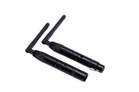 En stock, émetteur-récepteur sans fil 2.4G DMX512 de couleur noire, contrôleur DMX pour l'éclairage de scène, DMX512 sans fil