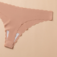뜨거운 멀티 컬러 낮은 층 원활한 여자의 끈 팬티 아이스 실크 면 가랑이 섹시한 유럽 미국 플러스 사이즈 레이디 삼각형 바지