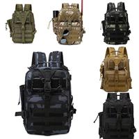 Sac à dos tactique en denim grande capacité, multifonctionnel, unisexe, imperméable, sac bandoulière Molle, randonnée en plein air, cyclisme, camping