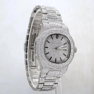 นาฬิกาเพชรยอดนิยม สแตนเลสสตีล 40 มม. สำหรับผู้ชายและผู้หญิง ดีไซน์หรูหรา พร้อมฟังก์ชั่นโครโนกราฟ เหมาะสำหรับใส่ในโอกาสทางการและลำลอง มีจำหน่ายแล้ว - Product Image 1