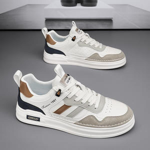 Zapatos casuales de caña alta, modernos y versátiles, zapatos deportivos para hombre con suela blanda, antideslizantes. - Product Image 1