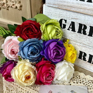 Fiore Artificiale Rosa Fantasia Head Dream per Composizioni Floreali Matrimoniali - Product Image 1