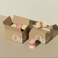 Couleur macaron de luxe Carton cylindrique Boîte à grains de café Emballage rond en chocolat Tube en papier carton blanc
