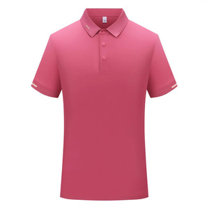 Custom Made Polo Shirt Short Sleeve Solid Color Polyester Quick Dry Daily Wear Promotional Uniforms Summer Workwear - Product Image 4