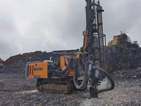 Foreuse intégrée de pointe pour le forage et le dynamitage de roches dures en carrière, modèle KT11, avec cabine, fabriquée en Chine