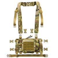 Gilet tactique en nylon 1000D, équipement tactique, gilet de sécurité camouflage, gilet tactique avec poche pour chargeur M4 5.56