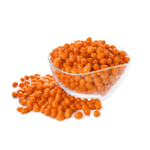 Fruits d'argousier entiers surgelés IQF, qualité supérieure, certifiés HALAL BRC, prix d'exportation, emballage en vrac, argousier - Product Image 1
