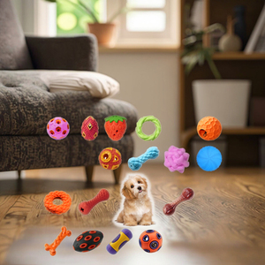 ของเล่นเคี้ยวสำหรับสุนัขแบบยางเนื้อนุ่ม กันน้ำ เป็นมิตรกับสิ่งแวดล้อม หรูหรา ลายเรียบ รสชาติออริจินัล สำหรับใช้กลางแจ้ง/ในบ้าน ช่วยดูแลสุขภาพฟัน - Product Image 5