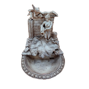Artesanías y regalos Estatuilla con tema de Ángel Fuente de agua Resina personalizada Religiosa Europa Interior Respetuoso con el medio ambiente Puerto de Xiamen - Product Image 2
