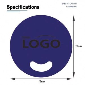 Customized Handheld Bladeless Fan UV Logo Printing Round Smile Fan , Promotional & Advertising <b>Gifts</b> - Product Image 4
