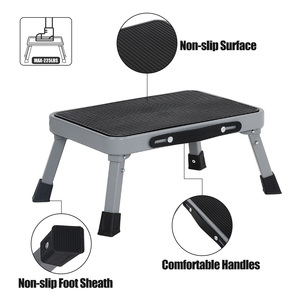 Cambodia Factory Small Foot Safety Steel Step <strong>Bench</strong> Ladder Kitchen Step Modern Kitchen Folding Ottoman Stool For Kids - Product Image 3
