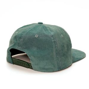 Casquettes Snapback en velours côtelé pour hommes, logo brodé personnalisé, casquettes non structurées à 5 panneaux - Product Image 4