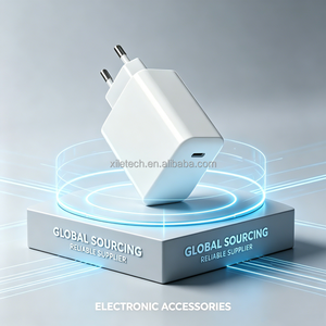 ที่ชาร์จโทรศัพท์มือถือ 20W PD ชาร์จเร็ว ชนิด Type C พร้อมอะแดปเตอร์ EU US UK สำหรับ <span class=keywords><strong>iPhone</strong></span> 17 16 15 <span class=keywords><strong>14</strong></span> - Product Image 1