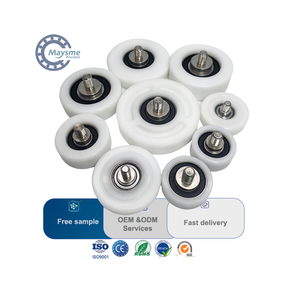 صُنِع لأنظمة النقل ولأسطوانة محامل تحمل تجويف 4 m 4 M10 مع عجلة بلاستيكية لولبية - Product Image 1