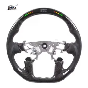 Led Carbon Fiber For Patrol Y61 Series Nissan 2015-2017 Sports Steering Wheel Interior Accessories For Cars By BM Factory Outlet
