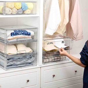 <span class=keywords><strong>Cajones</strong></span> de almacenamiento apilables grandes transparentes para baño y cocina, contenedores Organizadores de plástico debajo del fregadero para organización de armarios y armarios - Product Image 4