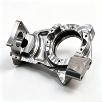 Pièces CNC en aluminium sur mesure, cavité en alliage d'aluminium usinée CNC 5 axes, support d'équipement, boîtier de valve et base de joint de robot OEM