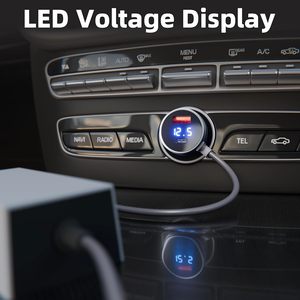 Convertisseur de chargeur de voiture Starlink Mini 3 en 1 avec affichage de la tension LED, entrée 12-36V, sortie 36V 1.67A, adaptateur d'alimentation Starlink Mini 12V - Product Image 4
