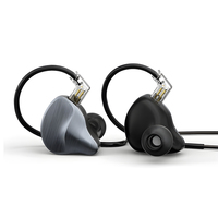Earphone Monitor In-Ear HiFi Berkabel Pabrik, Driver Dinamis 10mm, Sensitivitas 20Ω 109dB, Jack Stereo 3.5mm, Tanpa Mikrofon, Grosir OEM Bluk