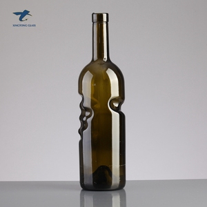 <strong>Wholesale</strong> Empty 750ml Empty Antique Green <strong>Mini</strong> Small Gold Confetti Ace of Spade <strong>champagne</strong> Wine <strong>Bottle</strong> Price - Product Image 3