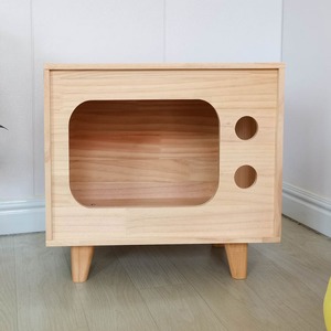 New Creative Cat <b>Nest</b> Wooden Pet Cabinet Multi-Shape Bedside Cabinet Bedroom Bedside Pet Cabinet Organizer - Product Image 5